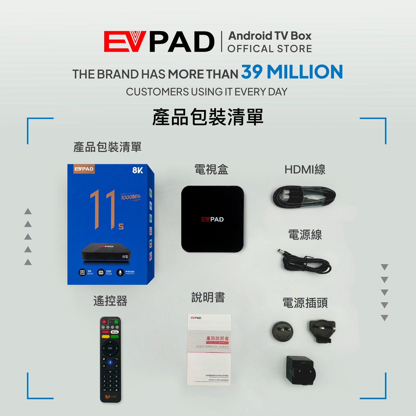EVPAD 11S 安卓电视盒 (国际版) - EVPAD TV Box Official Store