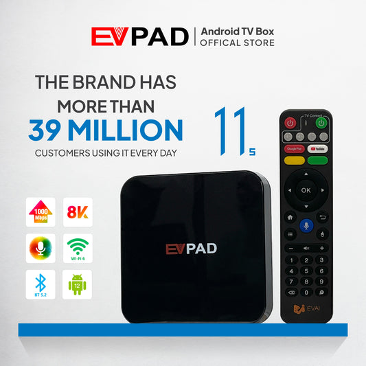 用 EVPAD 11S 电视盒提升您的娱乐体验