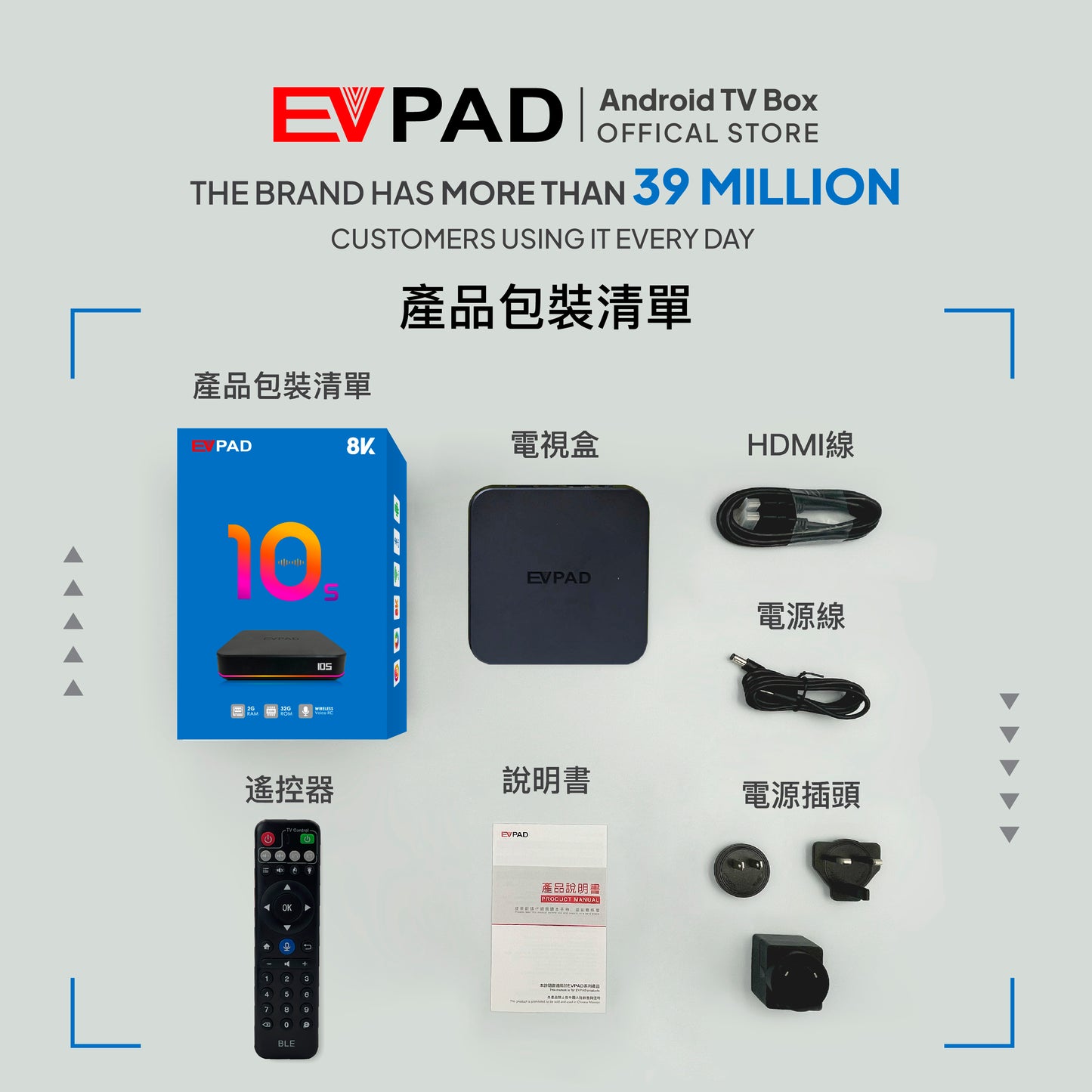EVPAD 10S Android テレビボックス - EVPAD 10S 2024年版