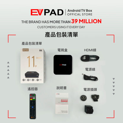 EVPAD 11P Android テレビボックス - EVPAD 11P 2025年版