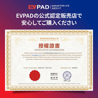 EVPAD 11P Android テレビボックス - EVPAD 11P 2025年版